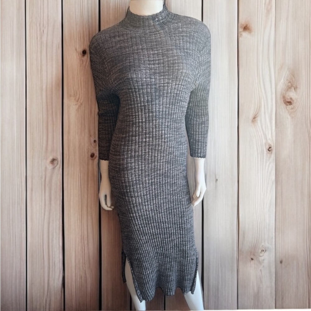 3/$15 Roxy Grey Turtleneck Sweater Dress